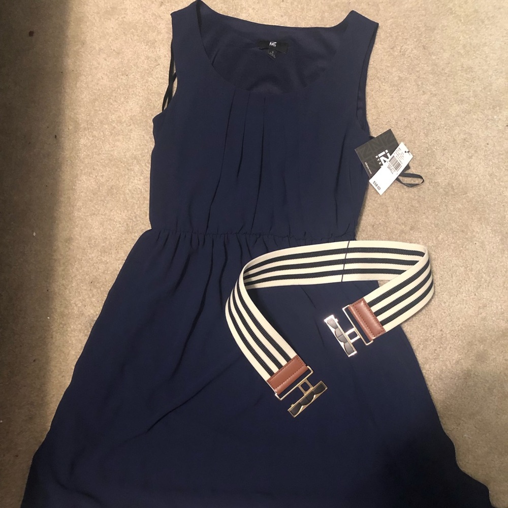 Navy blue dress brand new with tags